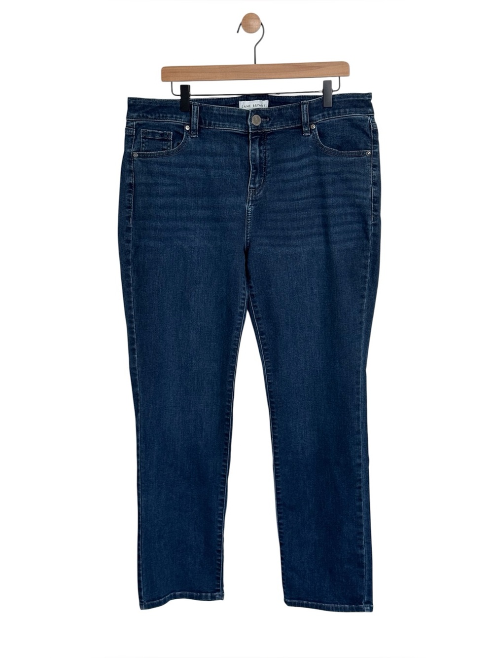 Lane Bryant Flex Magic Waistband Signature Fit Mid-Rise Straight Jeans Size 16